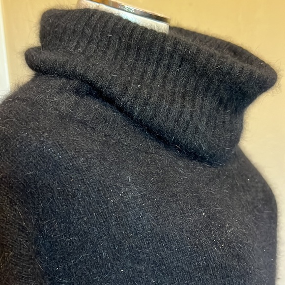 Rafaella Women’s turtleneck long sweater angora rabbit hair wool and nylon Small - Picture 5 of 17